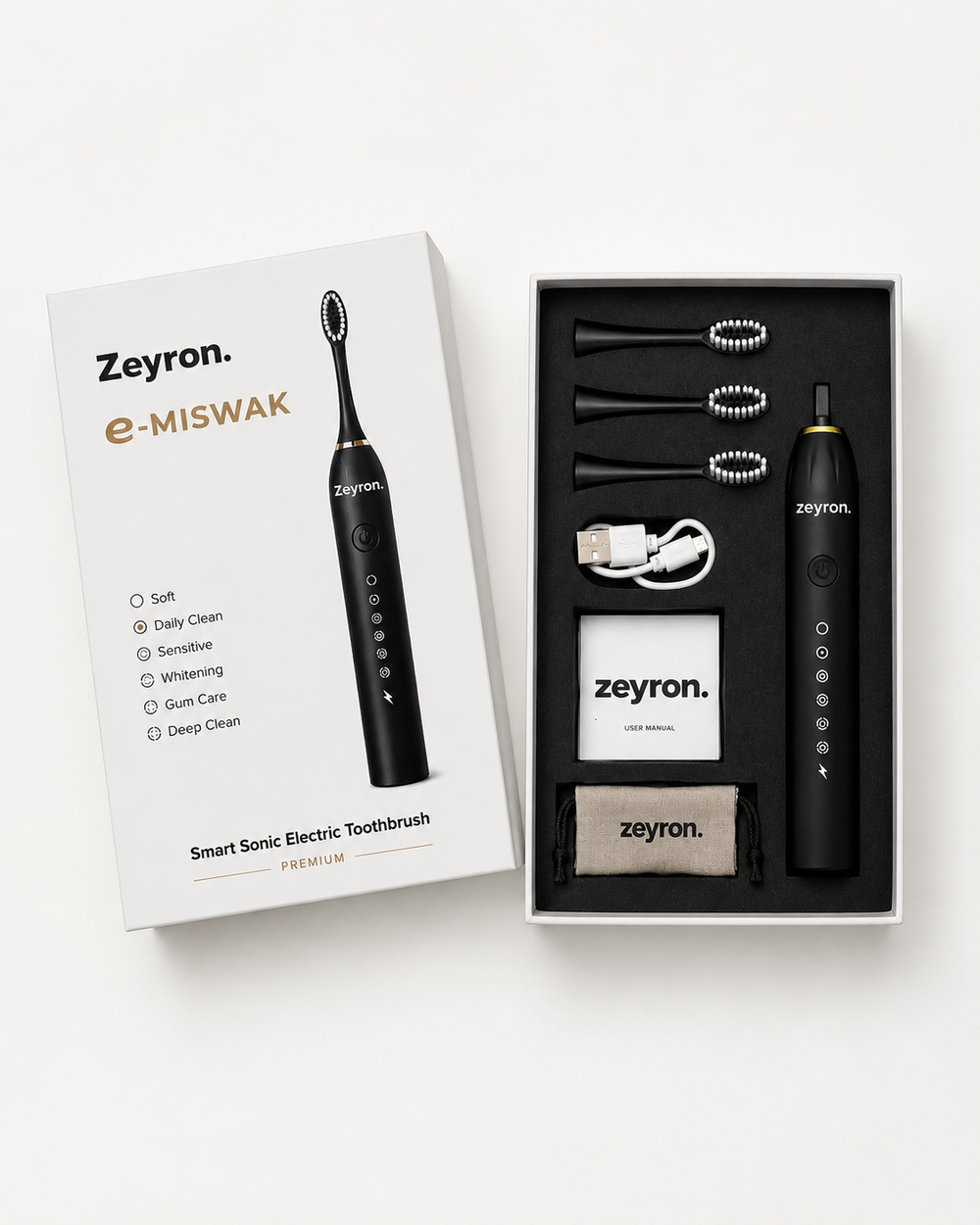 Zeyron Electric Toothbrush for Adults & Kids